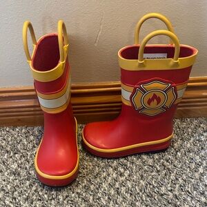 Cat & Jack Firefighter Rain Boots